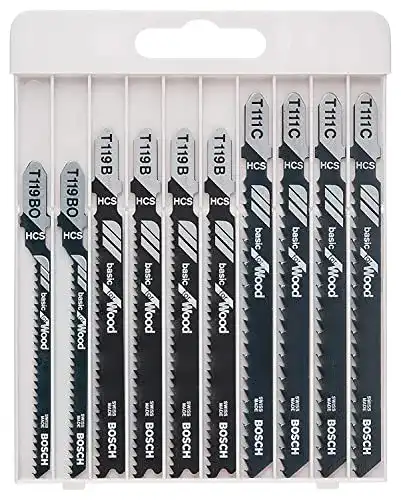 Stichsägeblätter (Holz) Bosch Professional 10tlg. Stichsägeblatt Set