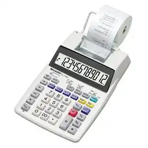 Tischrechner mit Papierrolle SHBNL Sharp EL-1750V LC-Display