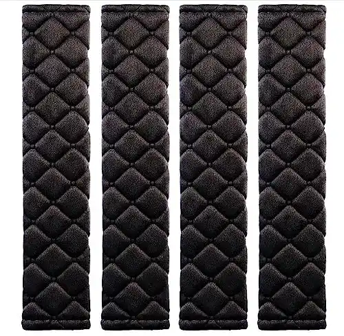 Gurtpolster HonLena Auto, 4 Pack, abnehmbar, waschbar