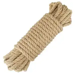 Hanfseil jijAcraft 10mm Dicke Jute Schnur, 10 Meter, für DIY