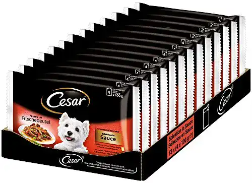 Cesar-Hundefutter Cesar Hundefutter Nassfutter Feines, 52 Pack.