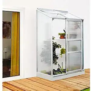 Anlehngewächshaus Vitavia Gewächshäuser Ida 900 Alu- HKP4mm