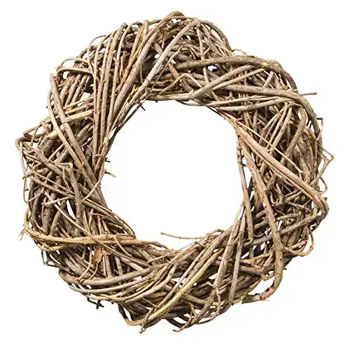 Weidenkranz Rayher 65235000 Rebenkranz, 30 cm ø, Höhe 5 cm