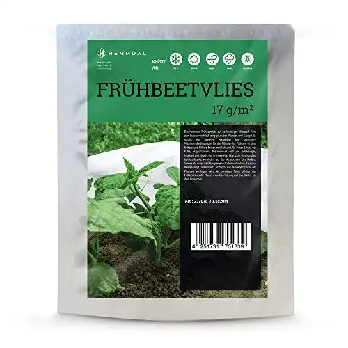 Frostschutzvlies HEMMDAL Frühbeetvlies, weiß 1,60 x 20 m