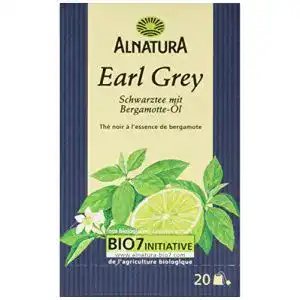 Earl-Grey-Tee Alnatura Bio Earl Grey, 20 Beutel, 6er Pack (6 x 35 g)