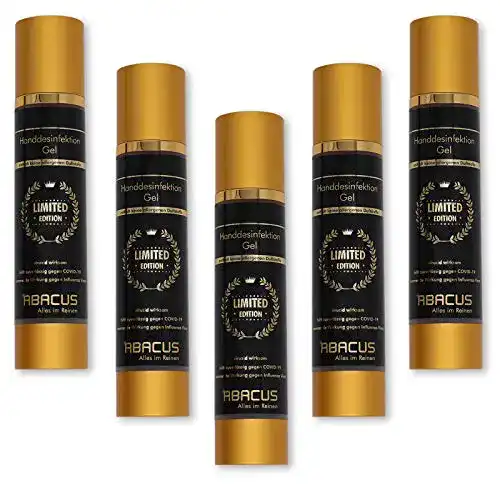 Desinfektionsgel ABACUS 5x 120 ml Handdesinfektion Gel