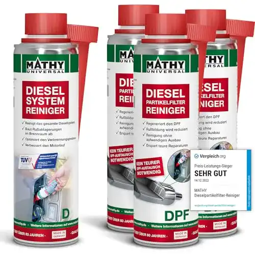Die beste Diesel-Partikelfilter-Reiniger MATHY DPF-Kur Reinigungsset 2026 Test Bestseller Diesel-Partikelfilter-Reiniger MATHY DPF-Kur Reinigungsset