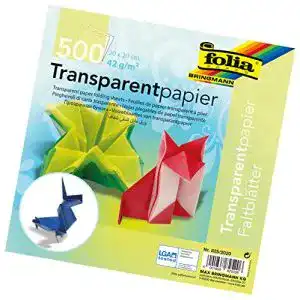 Origami-Papier folia 825/2020 – Transparentpapier – Faltblätter