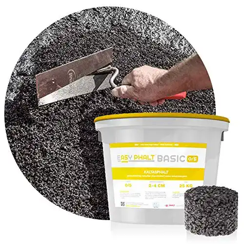 Kaltasphalt EASYPHALT BASIC, Körnung 0-5 mm, 25 kg