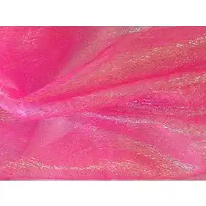 Organza-Stoff Mc-Stoff MULTICOLOR Effekt Organza pink GLITZER