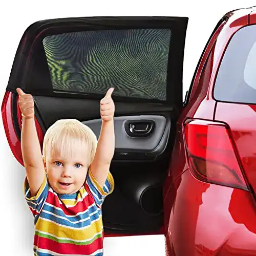 Auto-Sonnenschutz Sonnenschutz Auto Baby (2 Stück) – Sonnenblende Auto mit UV Schutz