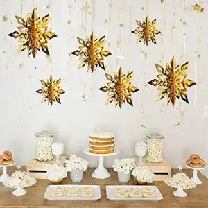 Faltstern StarTreene 6Pcs Set Weihnachtshängerdekoration