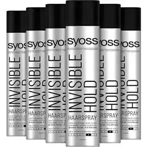 Syoss-Haarspray Syoss Haarspray Invisible Hold Haltegrad 4, 6 x