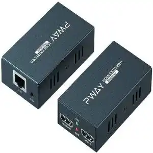 HDMI-Extender PWAY PW-HT225PIR, 195ft/60m Übertragung