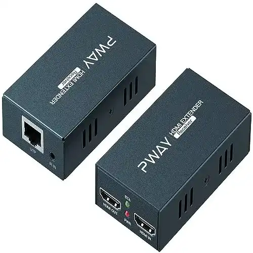 HDMI-Extender PWAY PW-HT225PIR, 195ft/60m Übertragung
