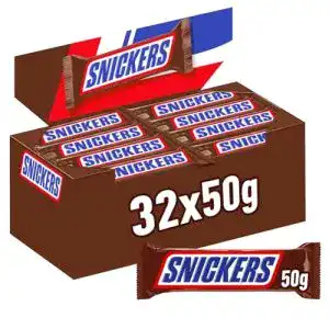 Schokoriegel Snickers | Erdnüsse, Karamell | (32 x 50 g)