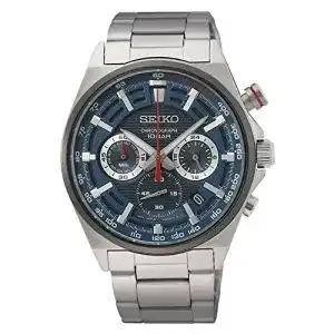 Seiko-Chronograph Seiko Herren-Uhr Quarz Edelstahl