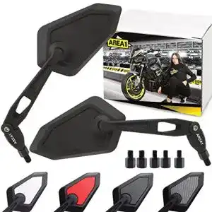 Motorradspiegel Area1 Universal Motorrad Rückspiegel Spiegel Set