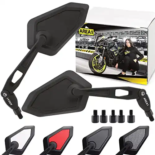 Motorradspiegel Area1 Universal Motorrad Rückspiegel Spiegel Set