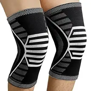 Neenca-Kniebandage NEENCA 2er Pack Kniestütze, komprimiert