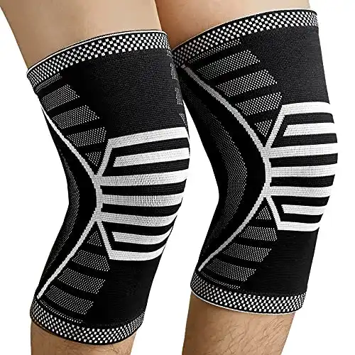 Neenca-Kniebandage NEENCA 2er Pack Kniestütze, komprimiert