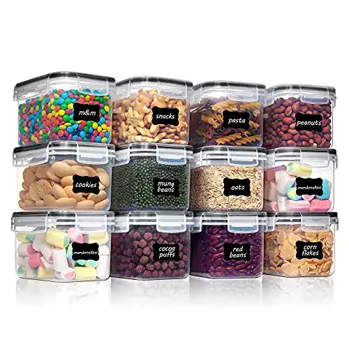 Vorratsdosen stapelbar Vtopmart 0.8L Vorratsdosen Set