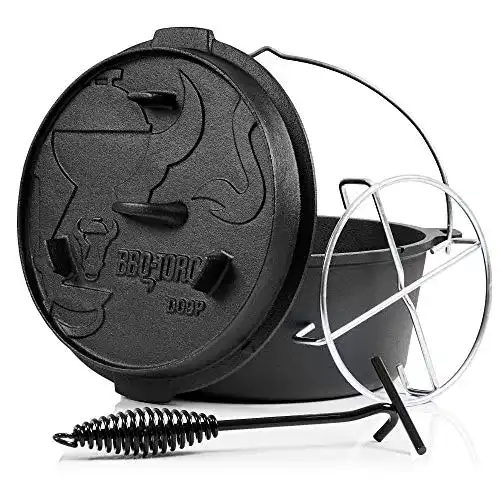 Dutch Oven ohne Füße BBQ-Toro Dutch Oven Premium Serie