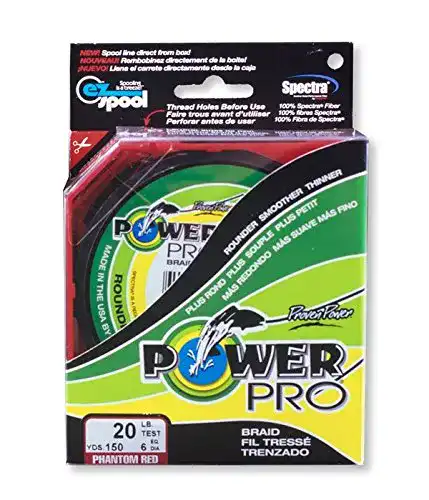 Shimano-Power-Pro SHIMANO Power Pro Red geflochten 0,32mm