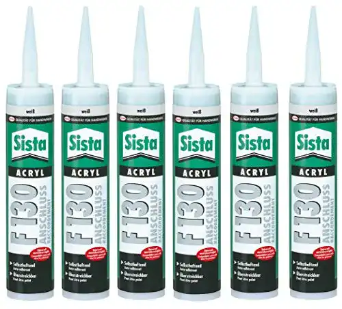 Acryl-Dichtstoff Sista 6er Pack: Henkel Acryl-Fugendichter F130