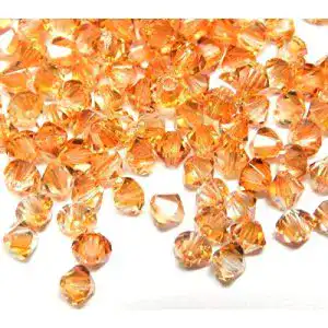 Bastelperlen Perlin 40stk Preciosa Böhmische Kristallperlen 4mm
