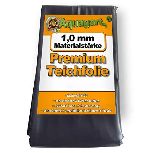 Teichfolie 1 mm Aquagart Hochwertige PVC Teichfolie 1,0mm