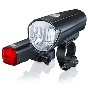Fahrradbeleuchtung Batterie CSL-Computer CSL LED Set
