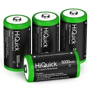 Baby C Akku HiQuick, NI-MH wiederaufladbare C Akku, 4er Pack