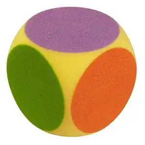 Farbwürfel Volley 160 x 160 x 160 mm Foam Dice (Mehrfarbig)