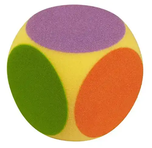Farbwürfel Volley 160 x 160 x 160 mm Foam Dice (Mehrfarbig)