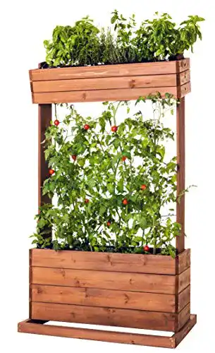 Stufen-Hochbeet matrasa Hochbeet mit Rankseilen Cube 2