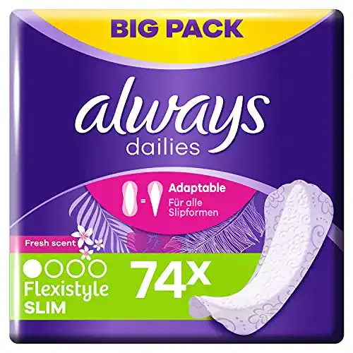 Slipeinlagen Tanga Always Dailies Flexistyle Slim Fresh 74 Einlagen
