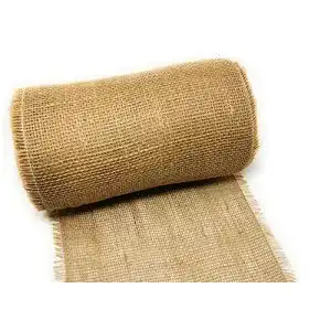 Tischläufer juteko Jute Jutestoff Dekoband 25cm breit Tischband