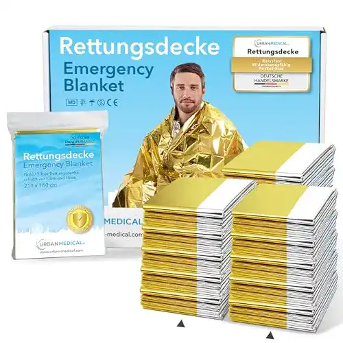 Rettungsdecke URBAN MEDICAL 5-15 Stück 210 x 160 cm