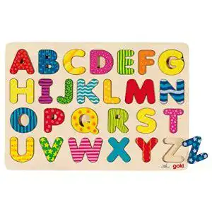 Buchstaben-Puzzle goki 57672 – Alphabetpuzzle