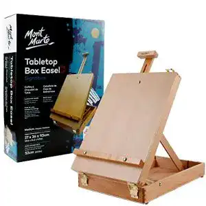 Kofferstaffelei Mont Marte Einstellbare Staffelei Holz Tisch Staffelei