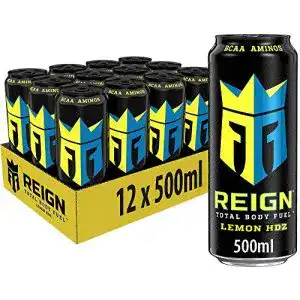 Energy-Drink(s)-ohne-Zucker Reign Lemon HDZ, 12×500 ml