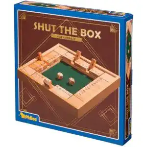 Shut the Box Philos 3281, 12er, für 1-4 Personen, Würfelspiel