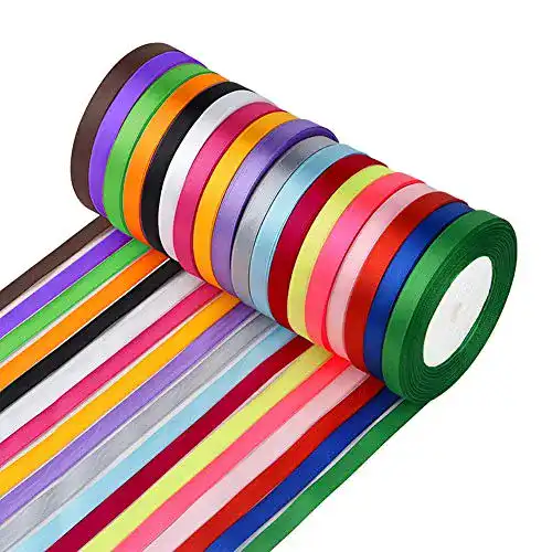 Satinband Syhonic Geschenkband, 0,6 cm breit, 450 Yard
