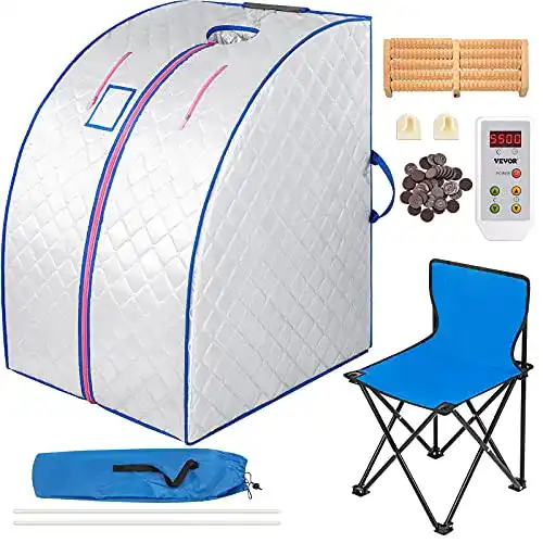 Mobile Dampfsauna FlowerW Infrarot Sauna Tragbar 1000W