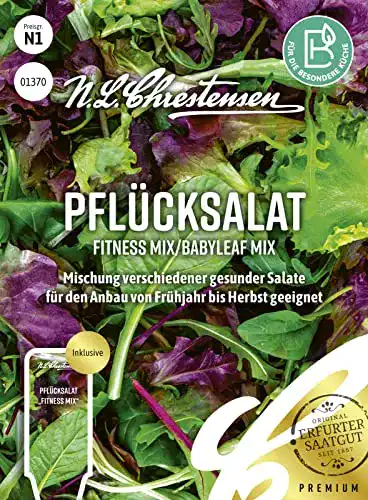 Salat-Samen N.L.Chrestensen Pflücksalat Fitness Mix