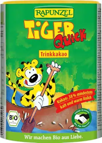 Trinkschokolade Rapunzel Bio Tiger Quick HIH Instant-Trinkkakao