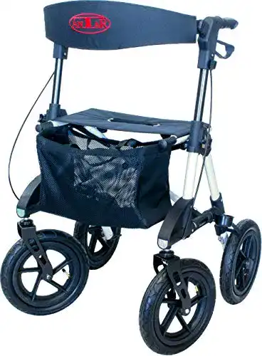 Rollator mit Luftbereifung Antar AT51031 Aluminium Outdoor