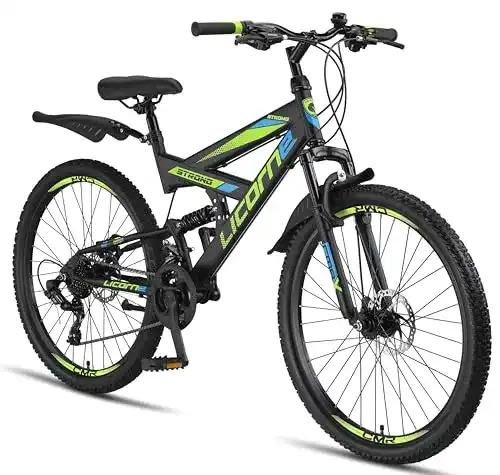 26-Zoll-Jugendfahrrad Licorne Bike Strong D Premium