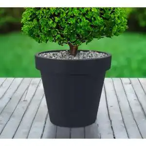 Pflanzkübel Spetebo XXL – Ø 58 cm – Kunststoff Blumenkübel